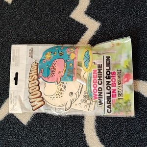 Woodshop Sea Life Wooden Wind Chime - NWT